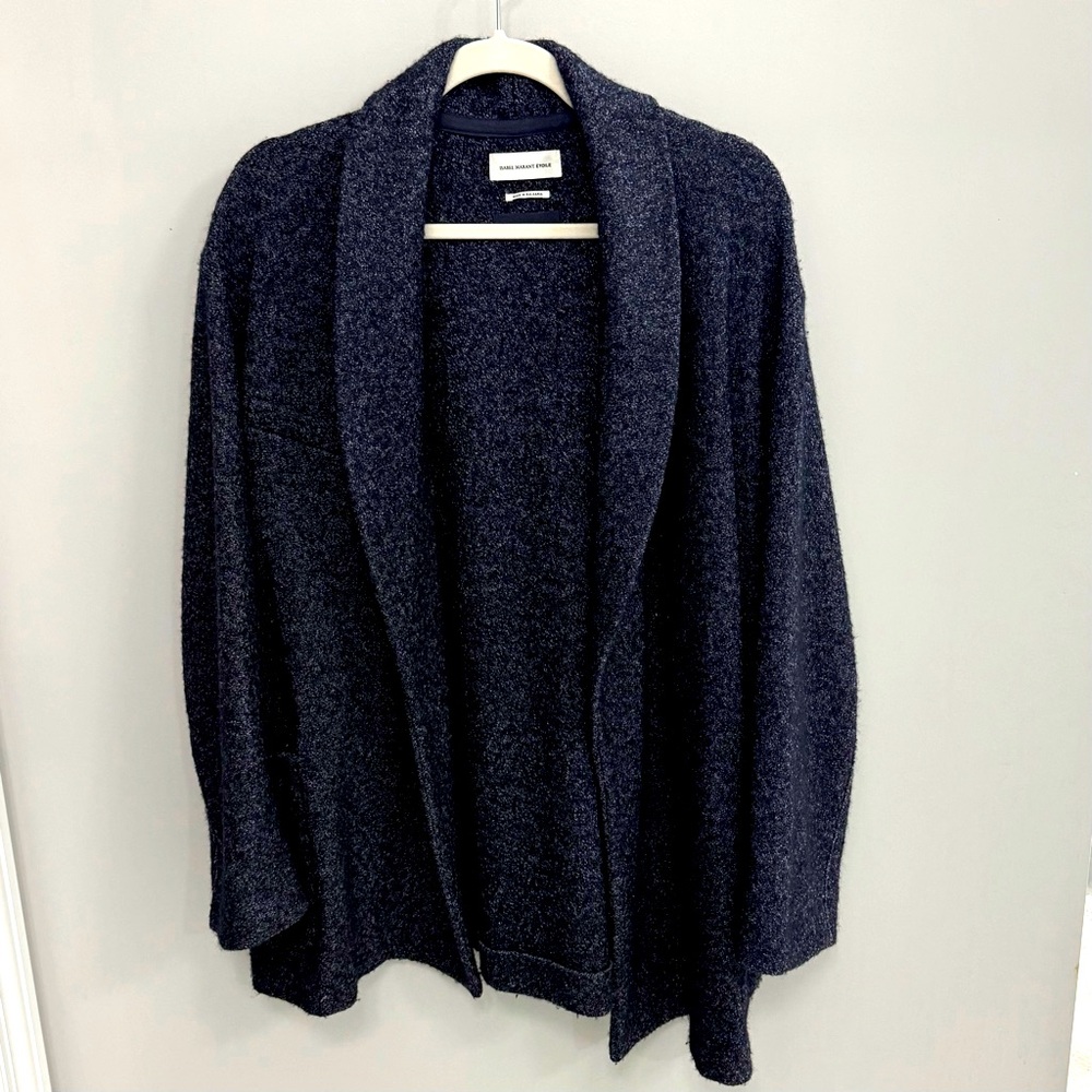 Isabel Marant cardigan jacket sweater navy size 38